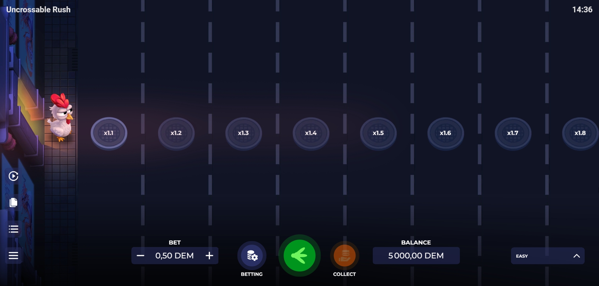 Uncrossable Rush gameplay
