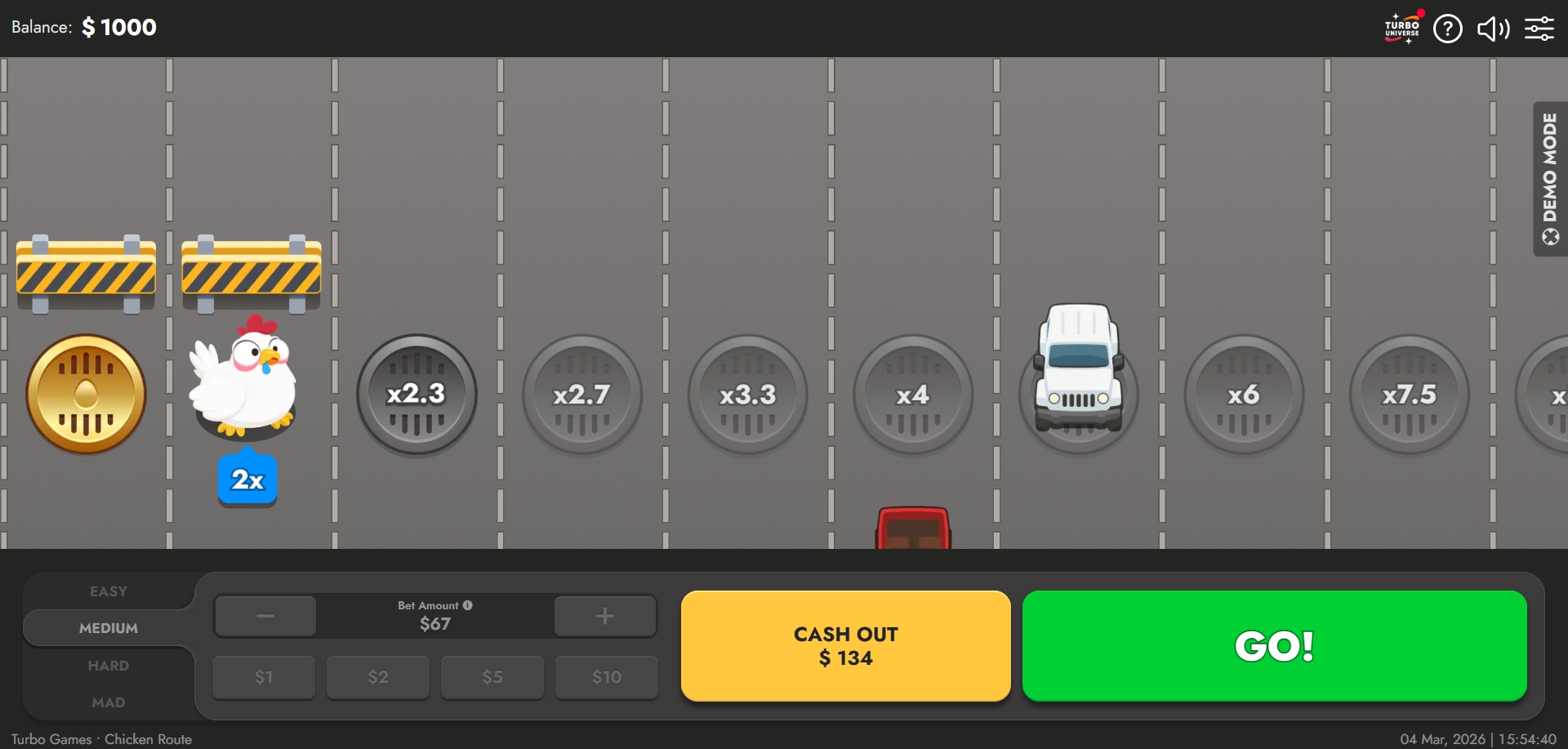 Percorso del pollo dopo diverse tappe