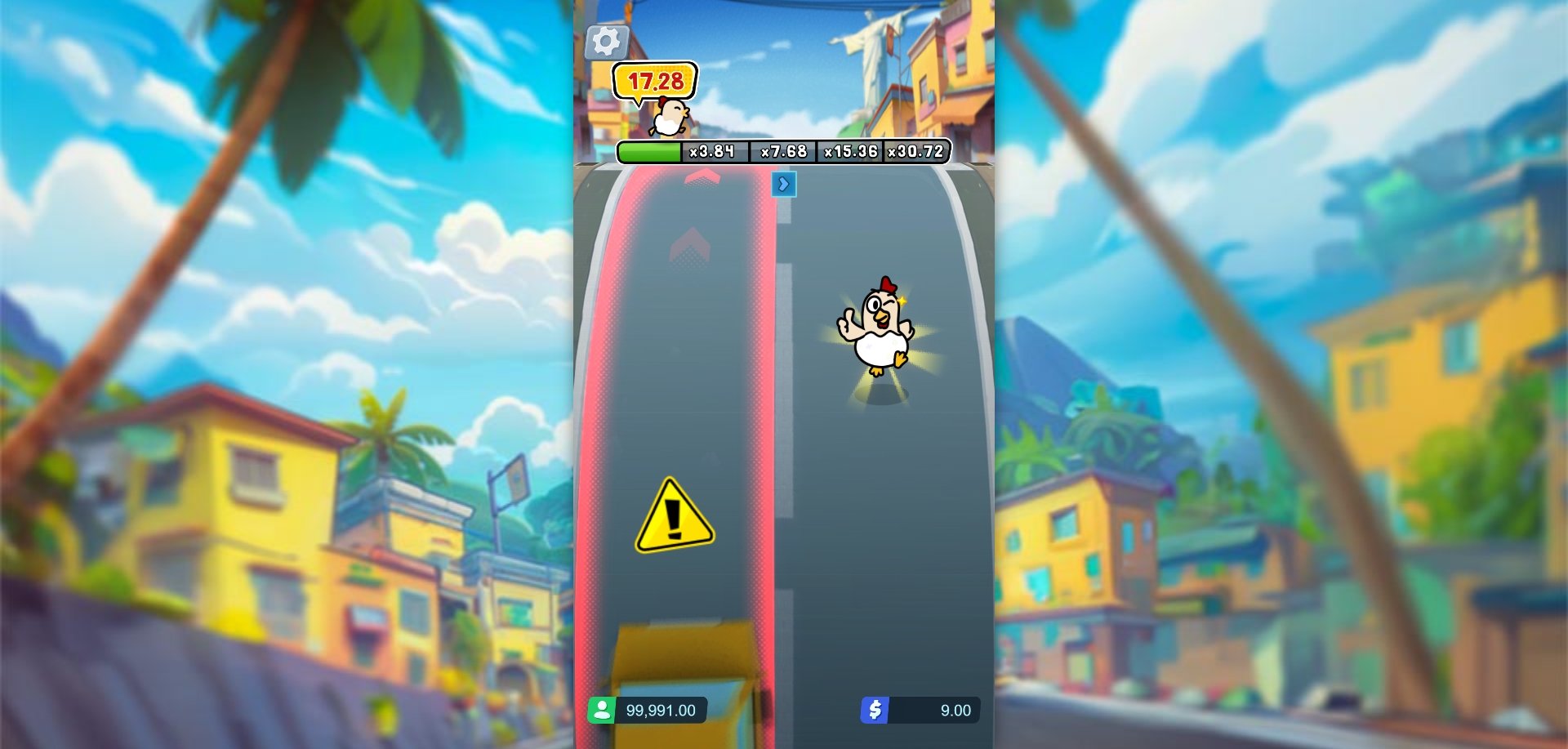 Éxito del carril Chicky Run