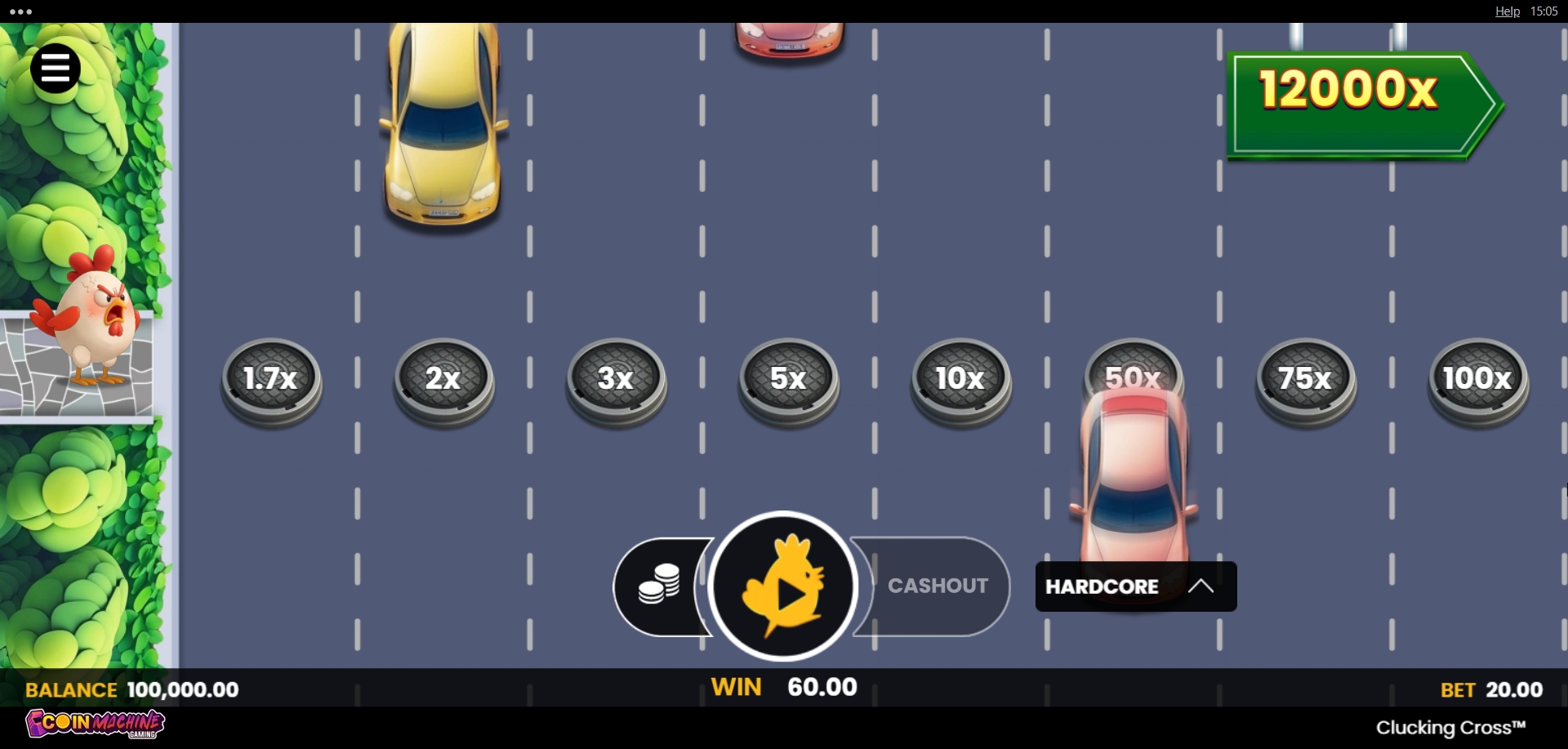 Clucking Cross gameplay