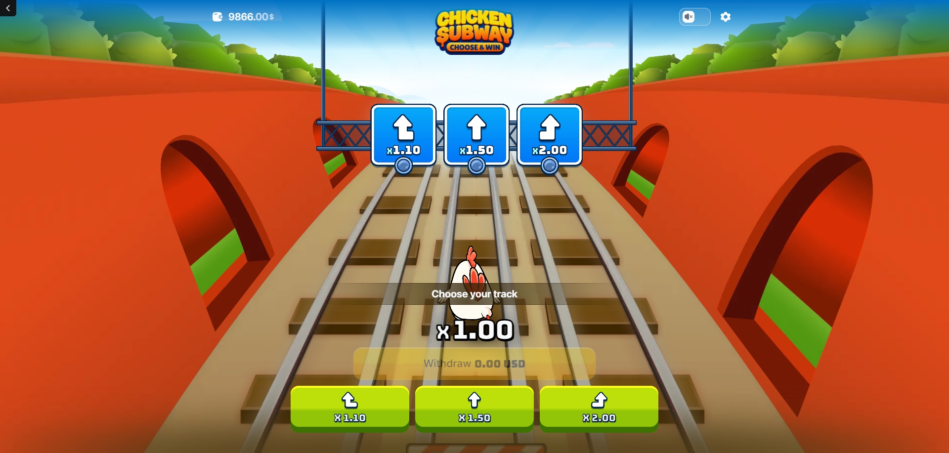 Το παιχνίδι Chicken Subway ξεκίνησε