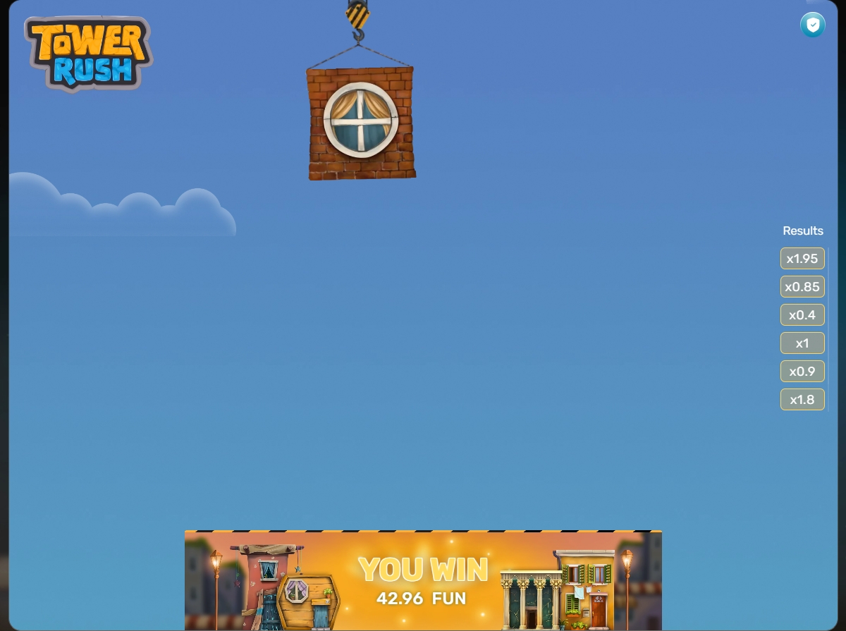 Tower Rush - gain de 43$