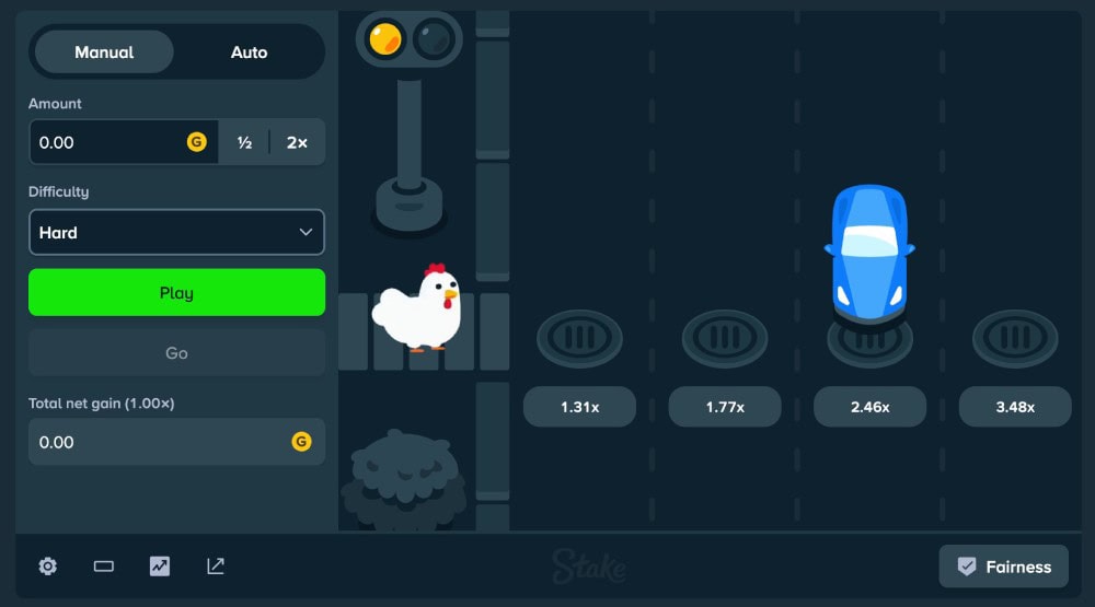 gameplay del pollo al palo